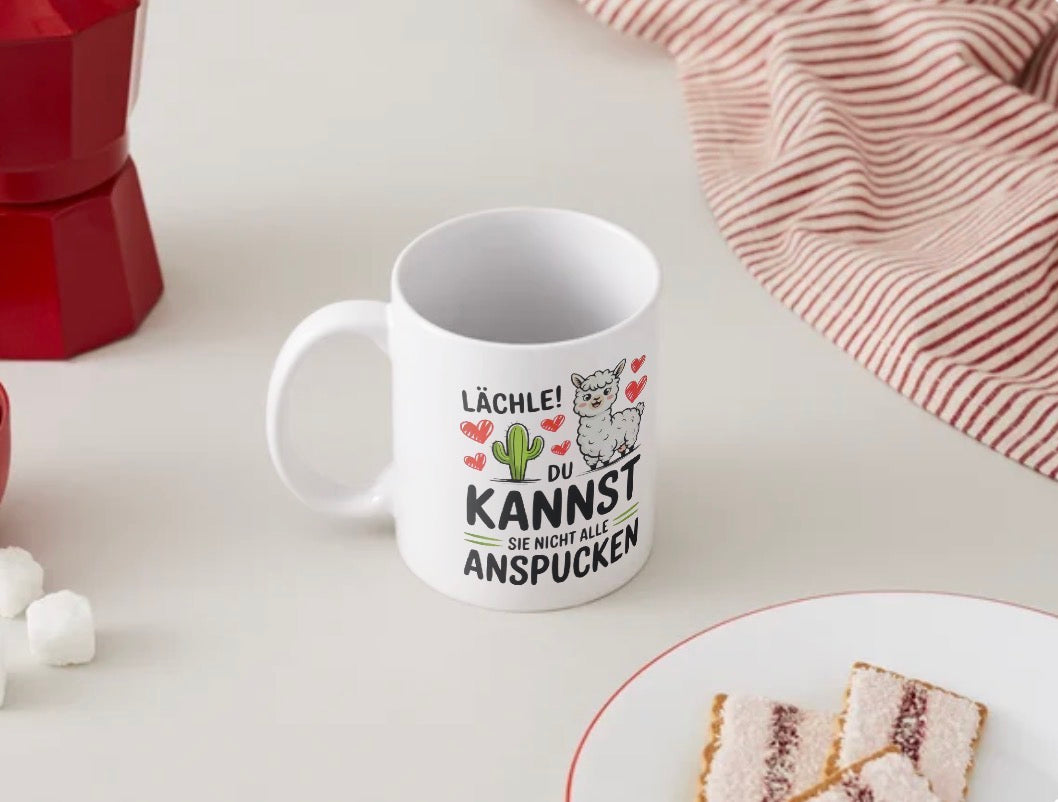 Lächle du Kannst sie nicht alle anspucken