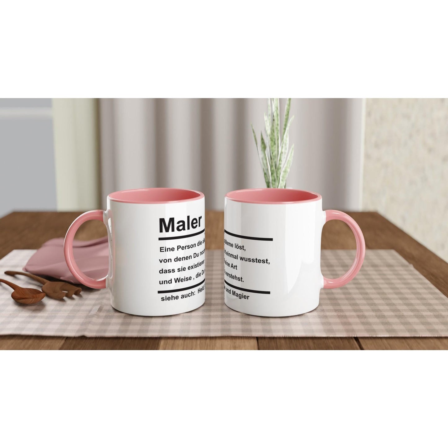 Namens Tasse Bunt personalisiert mit Buchstaben
